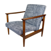 Fauteuil bleu par Edmund Homa, années 1970