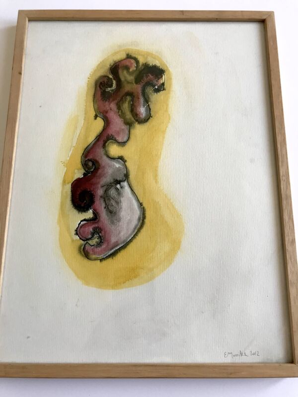Emmanuelle MESSIKA, Sans titre 7 (série des Dessins), 2012. Encre sur papier signée au crayon