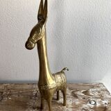 Figurine âne en laiton