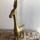 Figurine âne en laiton