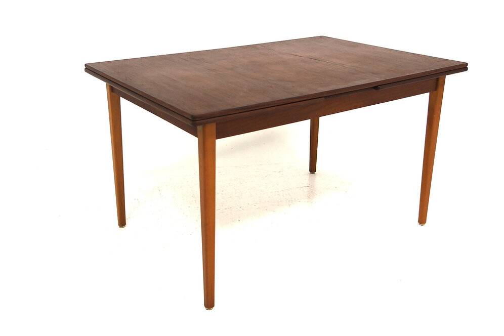 Teak "wallet" dining table, Sweden, 1960s