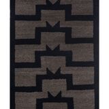 Vintage Turkish Oushak Rug Handwoven 83x190 cm