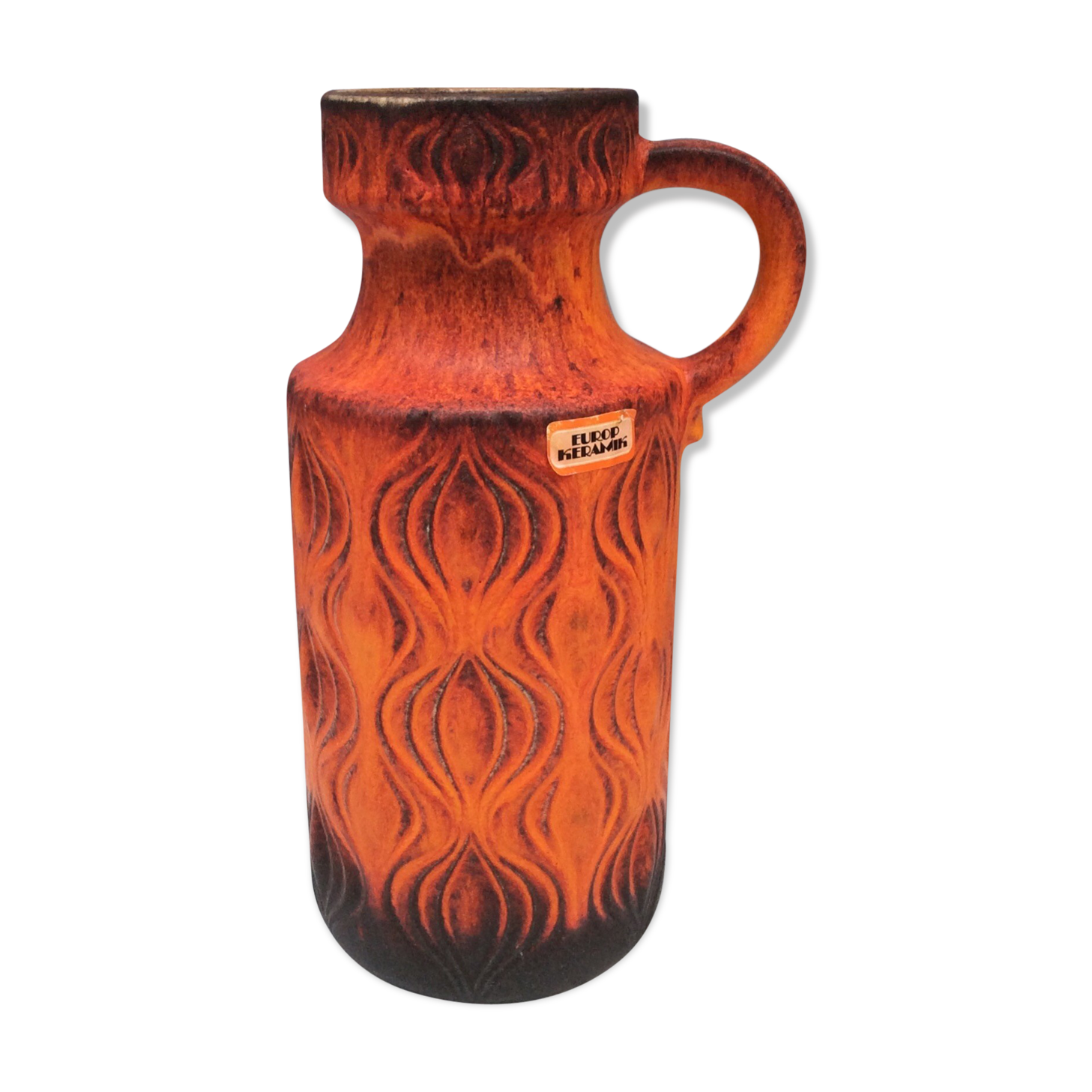 West Germany ceramic pitcher, 1960s