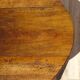 Antique walnut console table with honey spoon legs.
