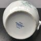 Ancien pichet limoges modèle palm porcelaine blanche décor fleurs vintage