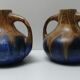 Paire de vases art déco en grés de Gannat de G. M éténier