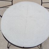 Fauteuil vintage danois fer forgé