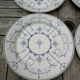 Set of 6 flat plates Copenhagen Royal Boch