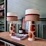 "Initial" SPOT x ATOME ceramic lamp pair - 2026 (Havana)