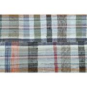 Vintage Turkish Oushak Handmade Wool Cotton Green Runner Rug 125x310