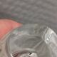 Slim transparent vase in crystal glass from Örrefors Sweden 1980s