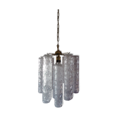 Murano glass chandelier "Tronchi" style 60's Venini style