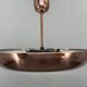 Suspension en cuivre Bauhaus UFO par Josef Hurka, années 1930