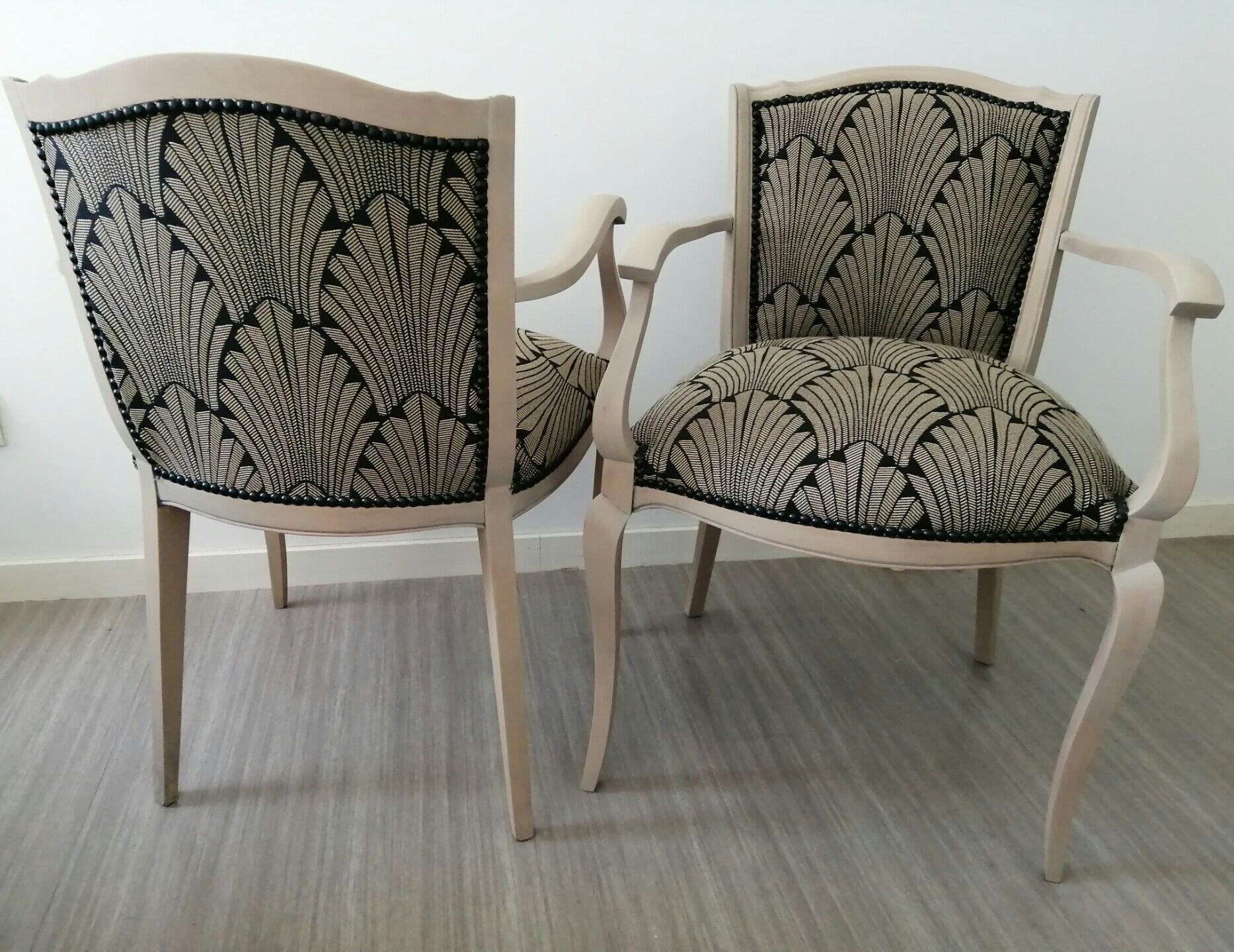 Paire de fauteuils bridge