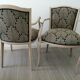 Paire de fauteuils bridge