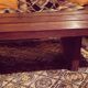 Solid teak coffee bass table