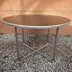 Willem hendrik gispen, art deco modernist round coffee table, tubular structure
