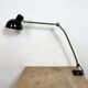 Industrial Workshop Black Enamel Desk Lamp, 1950s