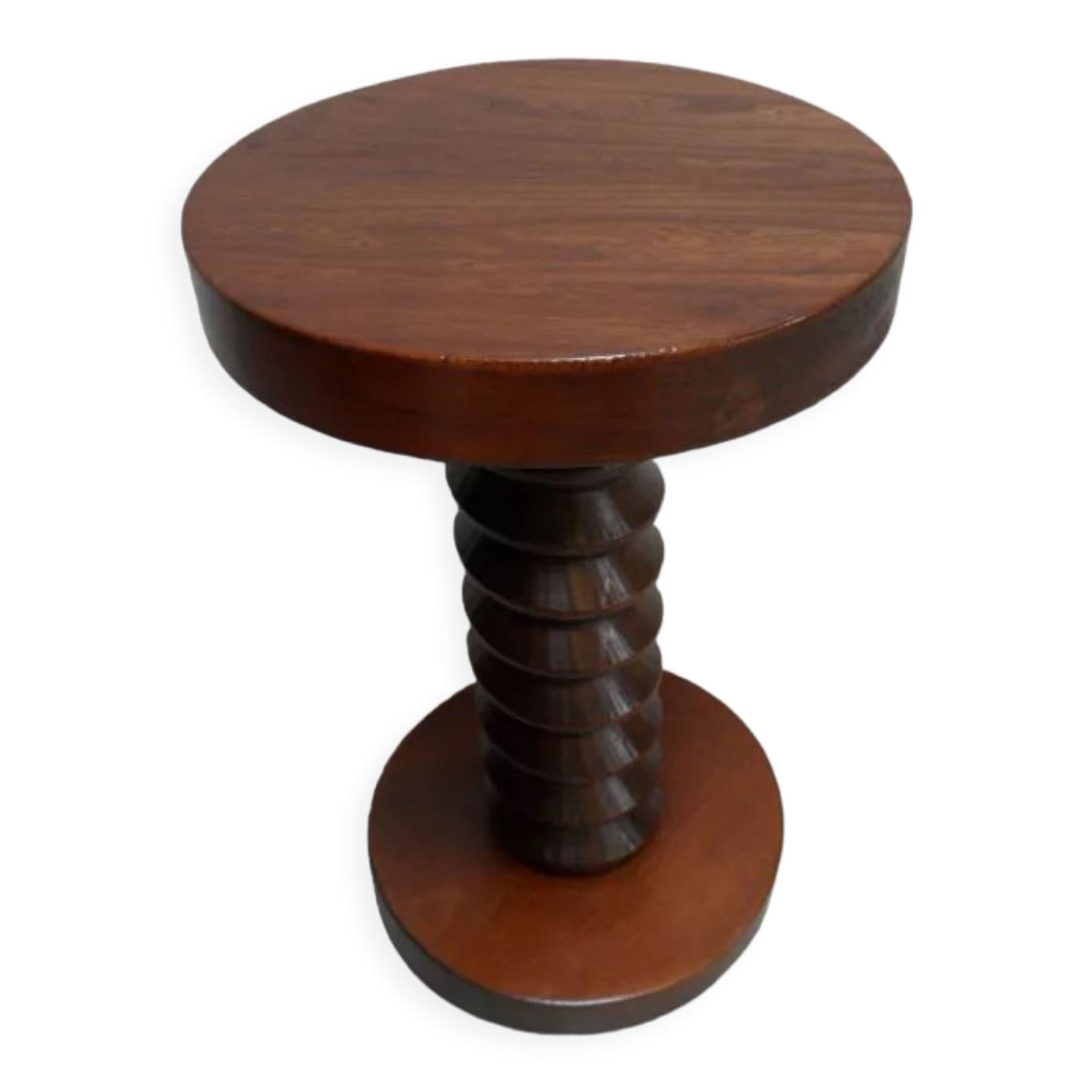 Vintage round sidetable