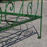 Antique metal bed, vintage
