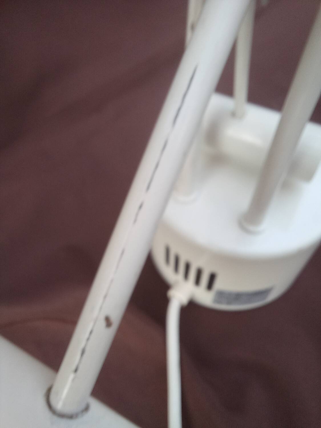 Starmat lamp with counterpoid vintage 80s