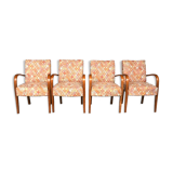 Series of 4 armchairs 1940