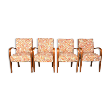 Series of 4 armchairs 1940