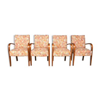 Series of 4 armchairs 1940