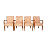 Série de 4 fauteuils 1940