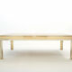 Coffee table chrome brass red marble Romeo Rega 1970