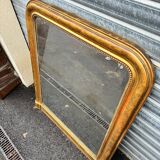 Large gold mirror Louis Philippe 19th century 121/105