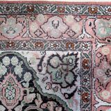 Handmade vintage Persian Tabriz silk rug 78cm x 133cm 1950s - 1С1150