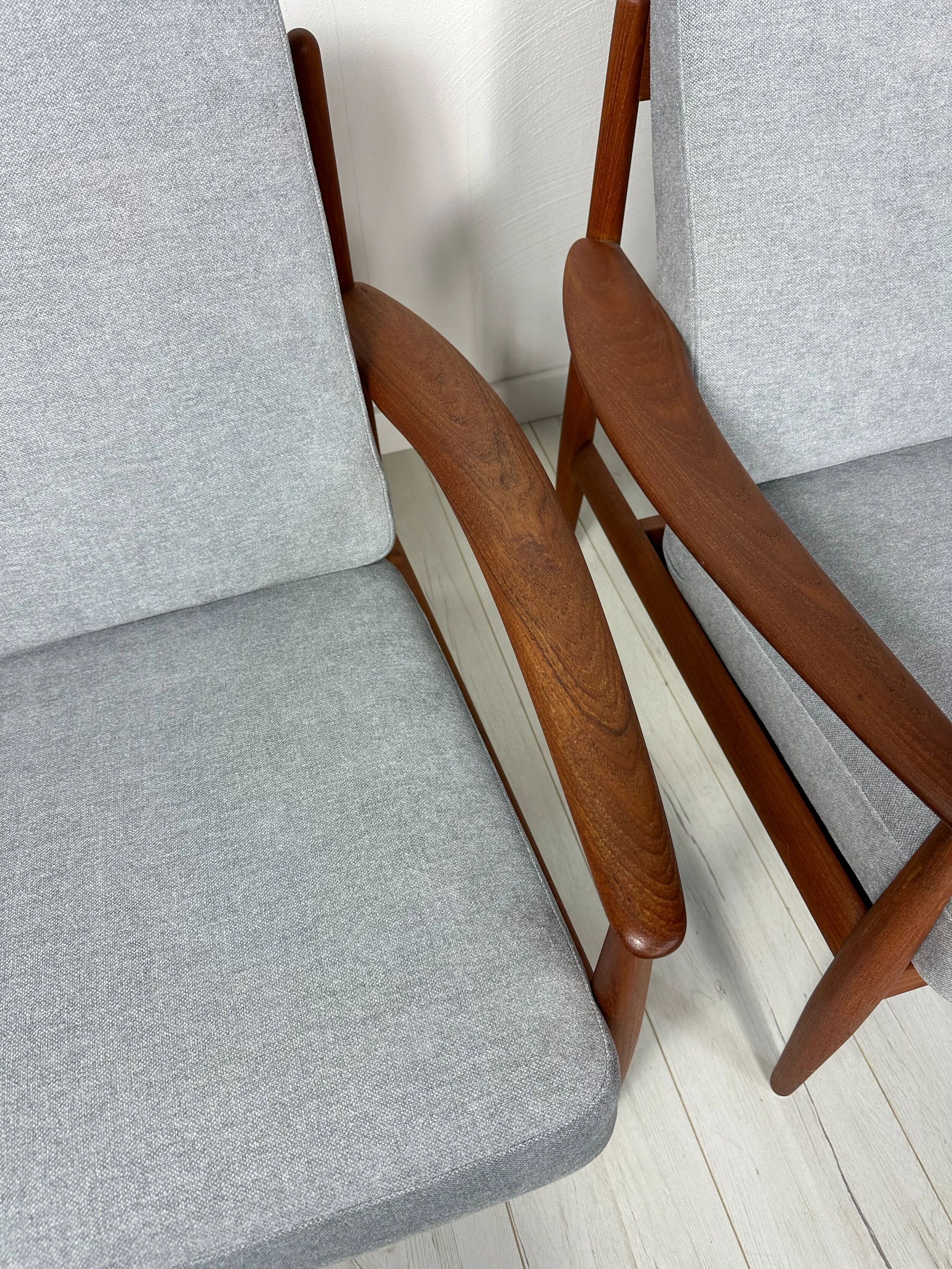 1950s Vintage Danish Teak Armchair by Grete Jalk for France & Daverkosen