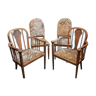Ensemble fauteuils et chaises art déco