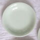 Set of 8 plates ceramic caps / hollows, Salins, vintage