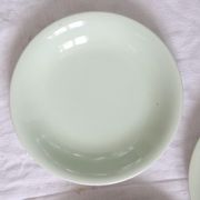Set of 8 plates ceramic caps / hollows, Salins, vintage