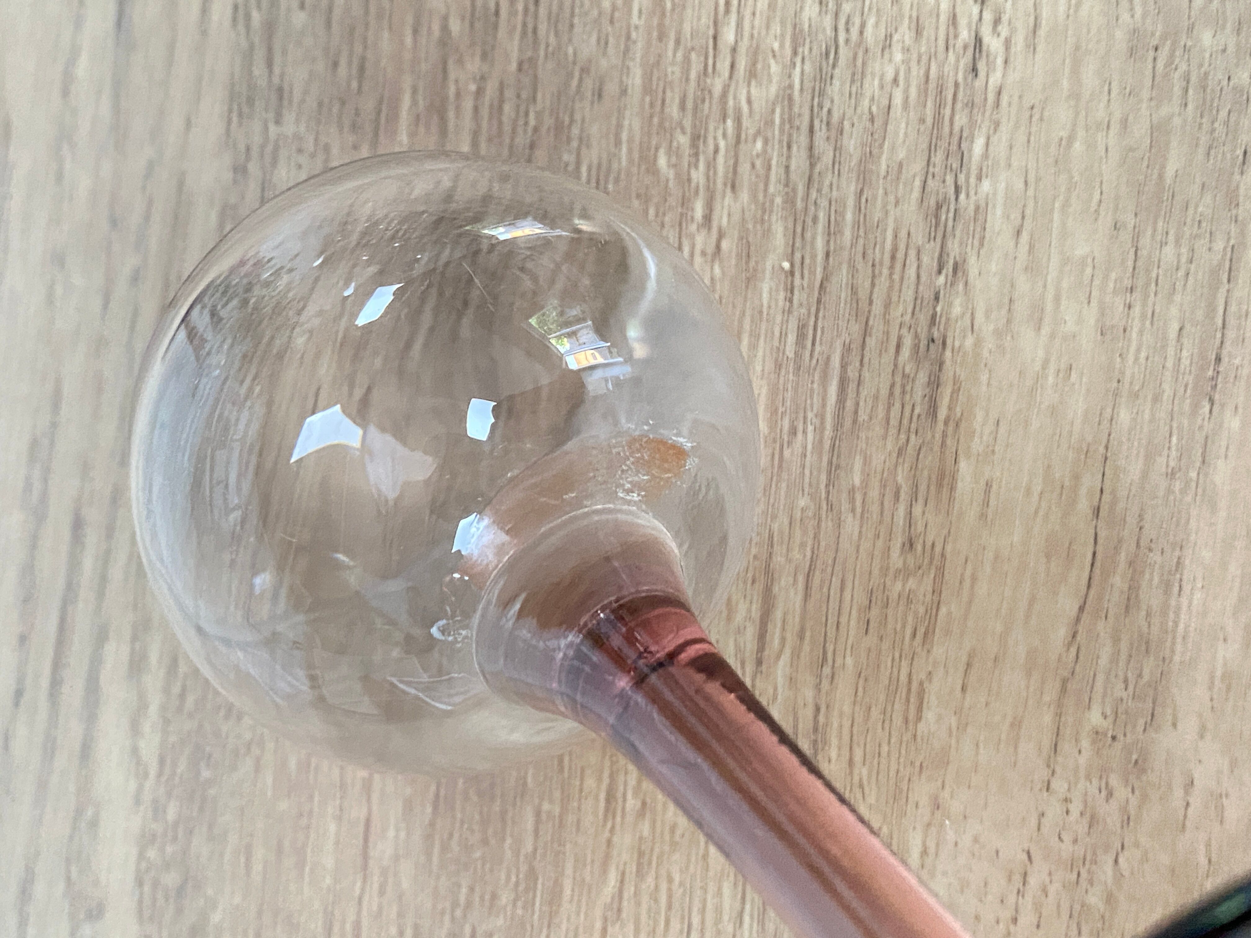 Set of 3 stemmed glasses