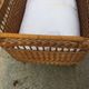Large cradle wicker vintage organic mattress with "sound"