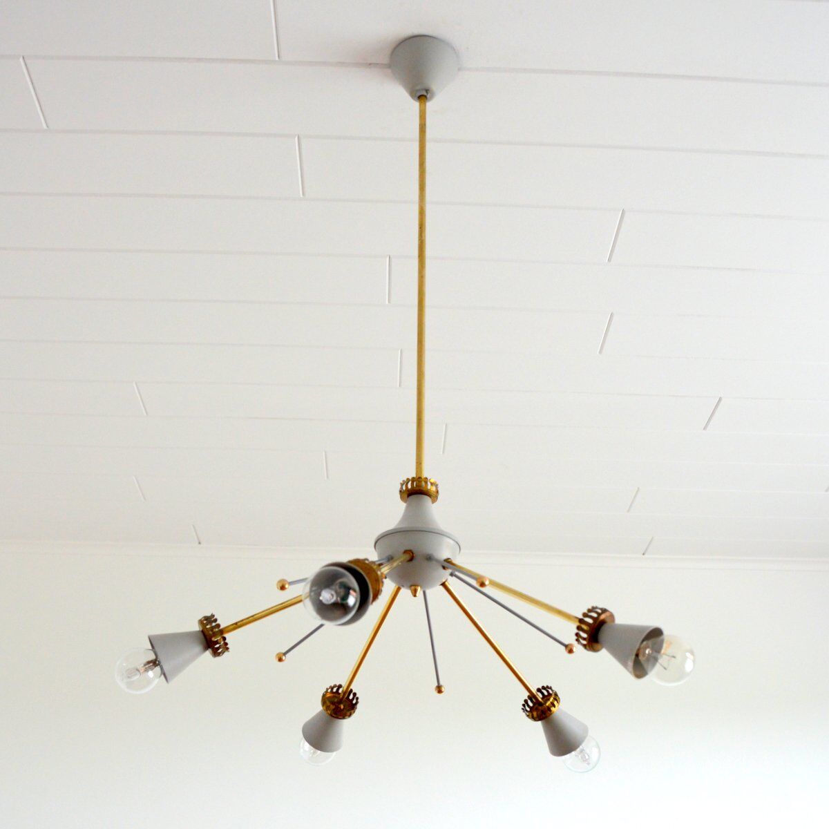 Lustre Spoutnik / Space age / Design Italien 1950s