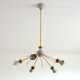 Lustre Spoutnik / Space age / Design Italien 1950s