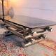 Mid-twentieth century chrome and smoked glass coffee table