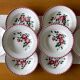 8 antique deep plates in Sarreguemines earthenware.