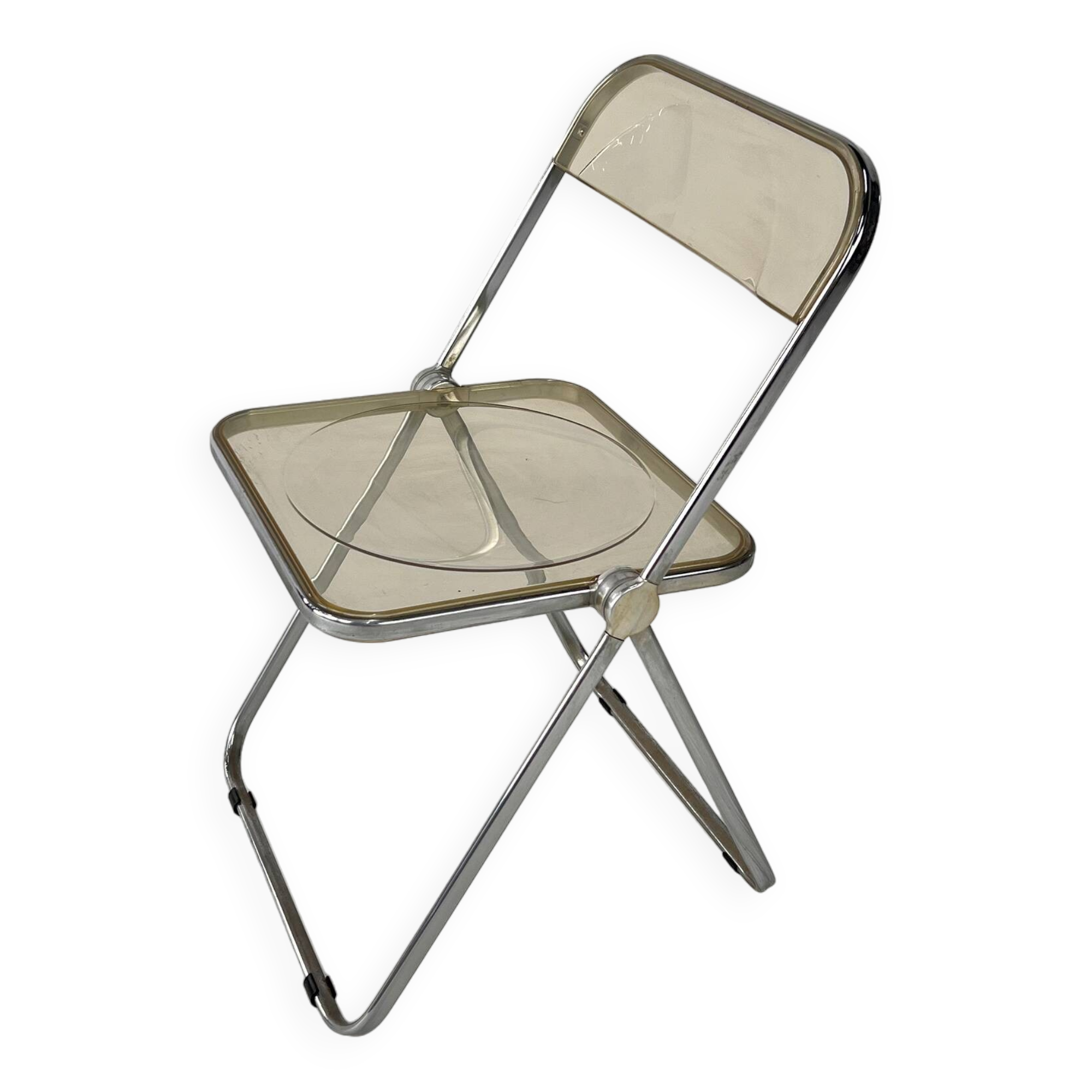 Vintage folding chair Plia by Giancarlo Piretti for Castelli, 1970