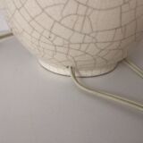 Art Deco cracked ceramic lamp
