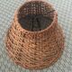 Rattan lampshade
