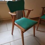 2 chairs year 60 french design