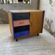 Meuble commode colorée années 60