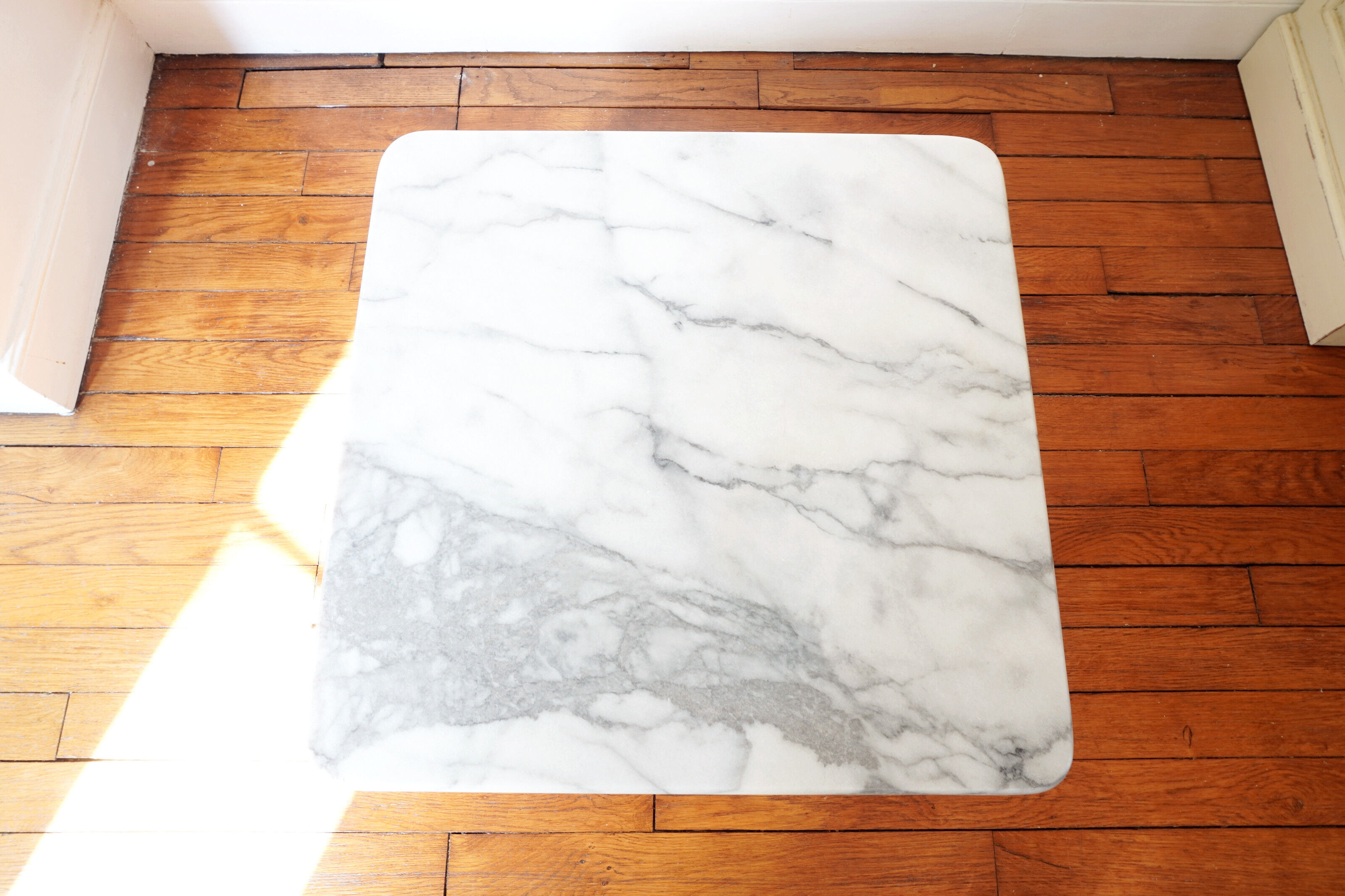 Square marble coffee table