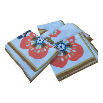 Serviettes de tables vintage neuves