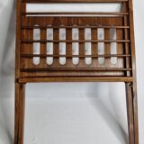 Folding teak magazine holder by Cees Braakman